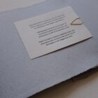 Deckle Edged Paper Box - Small White