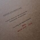 Deckle Edged Paper Box - Small White