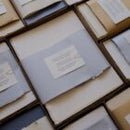 Deckle Edged Paper Box - Small White