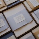 Deckle Edged Paper Box - Small White