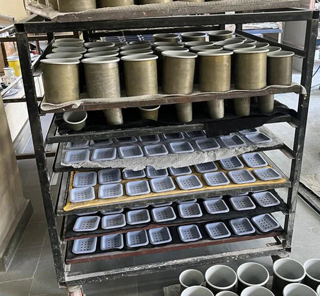 Medium Enamel Utensil Holder