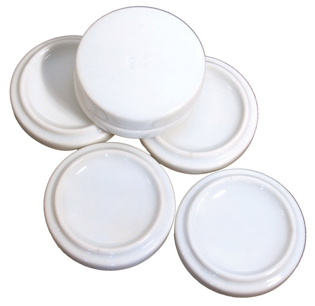 Stack of 5 Ceramic Mixing Trays with Lid