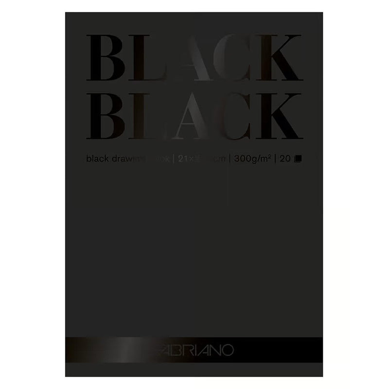 Fabriano Black Black Pad A4 (300gsm)