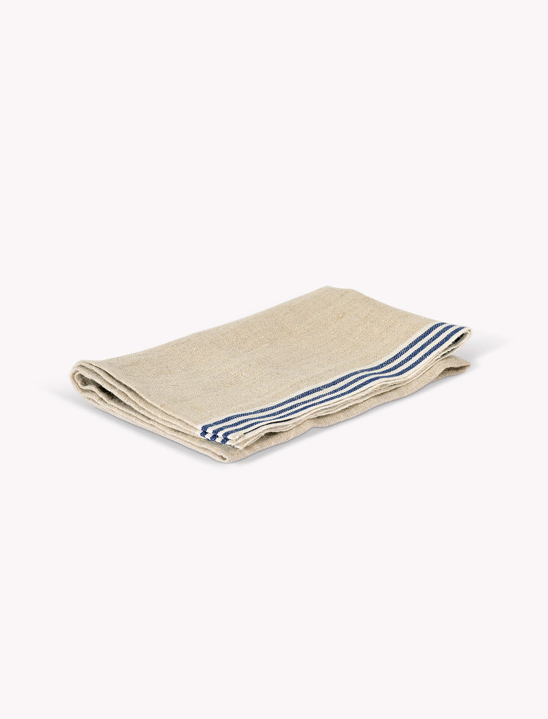 Handstone Stripe Edge Napkins Set of 4 Ink