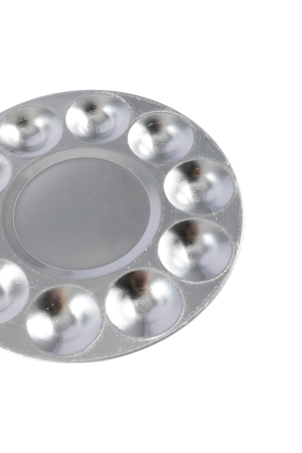 10 Well Circular Aluminium Palette (17cm)