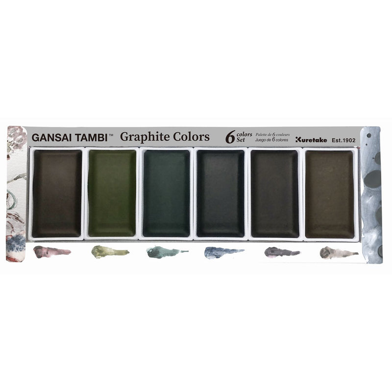 Gansai Tambi Graphite Colours (Set of 6)