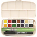 Kuretake Gansai Tambi Portable 14 Colour Paint Set