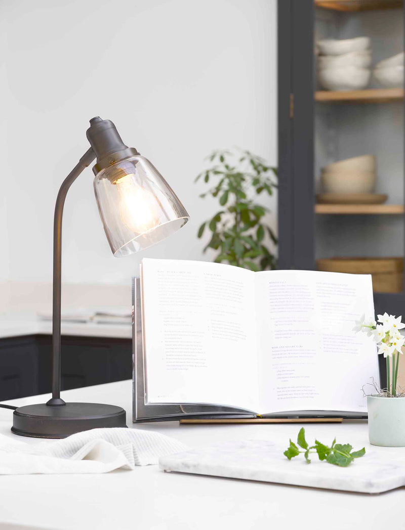 Hoxton Antique Bronze Dome Table Lamp