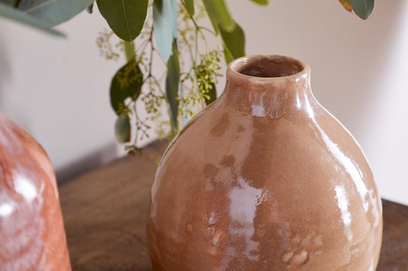 Lucia Ceramic Vase - Terracotta Mix