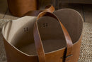 Panasi Tan Leather Storage
