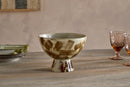 Terra Footed Bowl (Khaki Green)