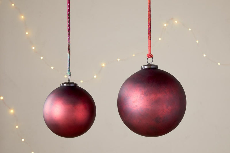 Oko Giant Matt Bordeaux Bauble