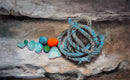 Old Rope and Sea Glass - Original Artwork by Linda Ryle