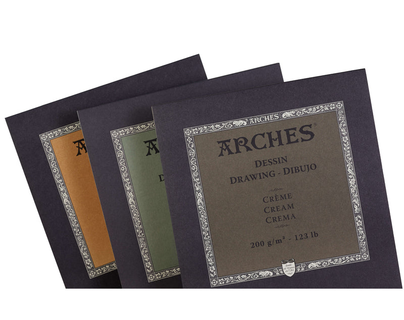 Arches Drawing Dibujo 105gsm / 70lbs Sketchpad (23 x 31cm) (20 Sheets)