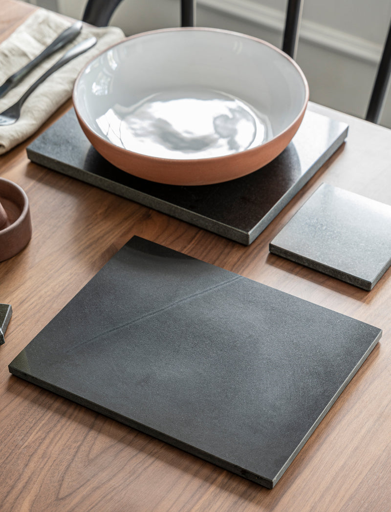 Placemats Set of 2 Black