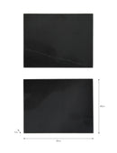 Placemats Set of 2 Black