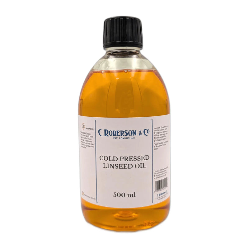 C Roberson & Co Cold Pressed Linseed Oil