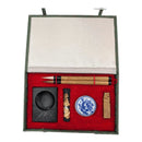 Large Chinese Set (2 Brushes, Ink Stone, Ink Stick & Stamp)