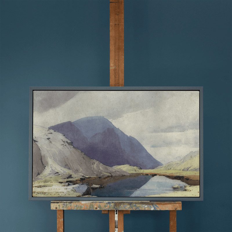 High Crag above Buttermere from Blackbeck Tarn by William Heaton Cooper R.I. (1903 - 1995)