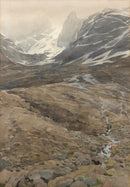 Pillar Rock and Pillar Cove - Original Painting by William Heaton Cooper R.I. (1903 - 1995)