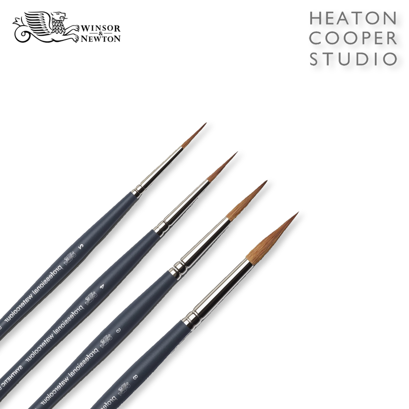 Winsor & Newton Pro Watercolour Brushes Synthetic Sable (Pointed Round)