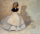 The Poor Dog Had None... So He Ran Away (1950's American Peg Doll) - Original Artwork by Linda Ryle