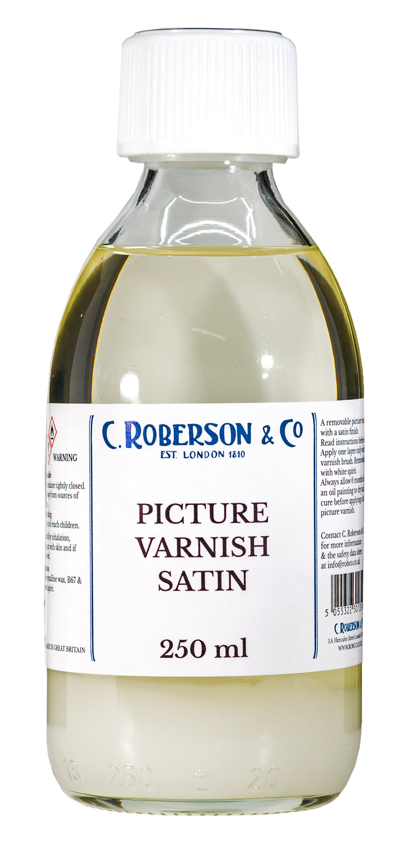 C Roberson & Co Satin Picture Varnish (250ml)