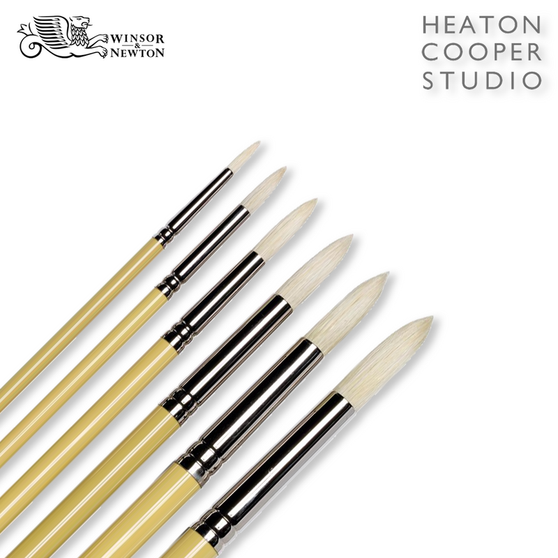 Winsor & Newton Artists' Oil Synthetic Round Hog Brush