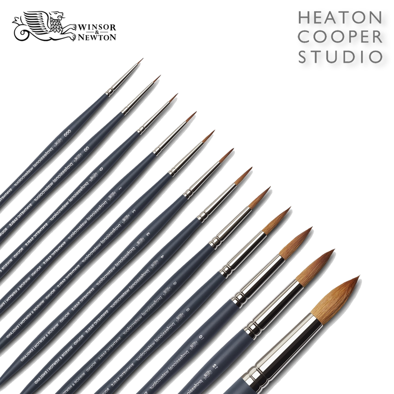 Winsor & Newton Pro Watercolour Brushes Synthetic Sable (Round)