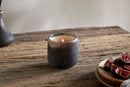 Cedarwood & Fig 1 Wick Scented Candle - Frosted Black