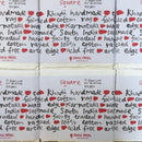 Khadi Square Folded Cards & Envelopes (Pack of 5)