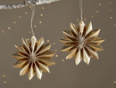 Amata Brass Star Baubles - Antique Brass