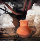 Subterranean Workings with a Bronze Age Vase - Original Artwork by Linda Ryle