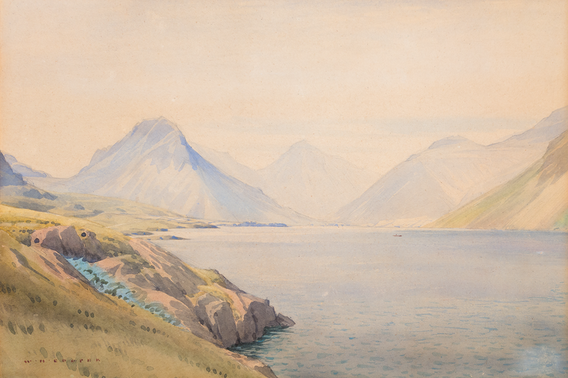 Summer Haze, Wastwater - Original Painting by William Heaton Cooper R.I. (1903 - 1995)