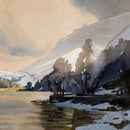Winter Shore of Grasmere by William Heaton Cooper R.I. (1903 - 1995)