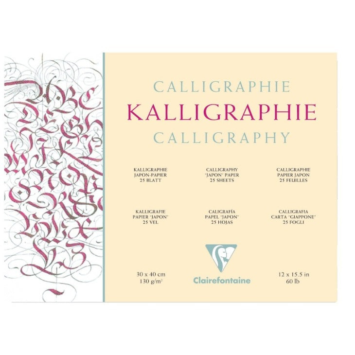 Clairefontaine Calligraphy Pad 130gsm / 60lbs (100 Sheets)