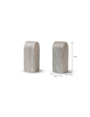 Osney Bookends Marble (Set of two)