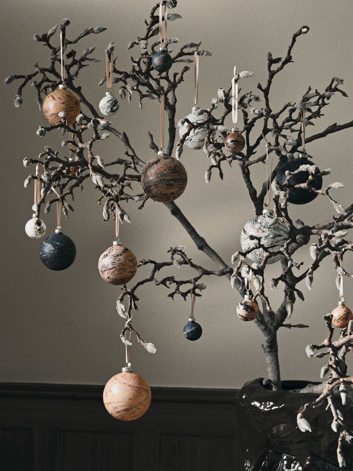 Ferm Living Marble Baubles (Set)