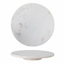 Ellin Turntable, White, Marble
