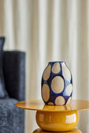 Bashir Vase, Blue (Ovals)