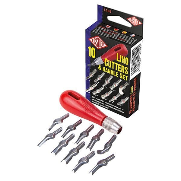 Essdee Lino Cutter Set with 10 Blades