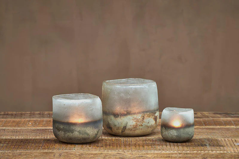 Ngolo Aged Smoke Tealight Holder