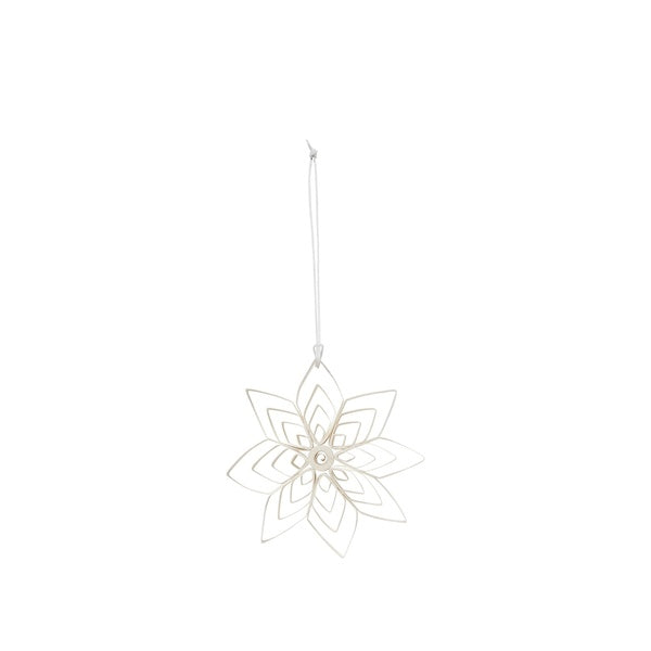 Nora Ornament Star Decoration - Off White