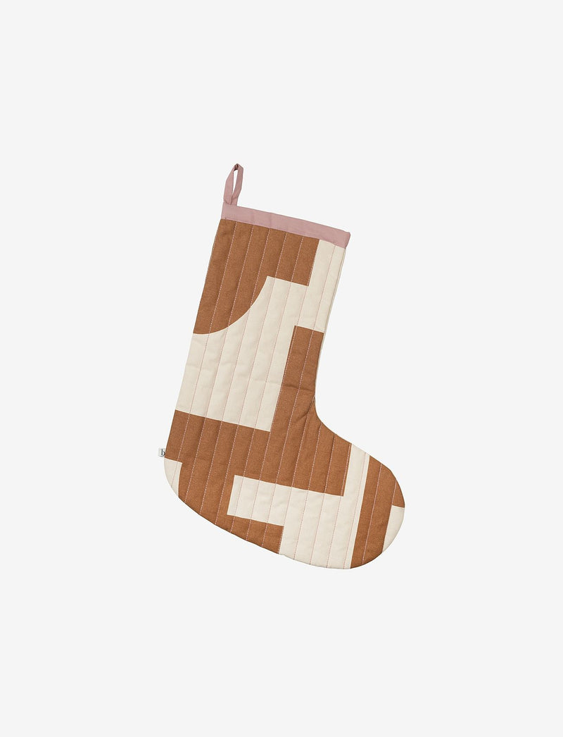 Karla Christmas Stocking (Meerkat Brown)