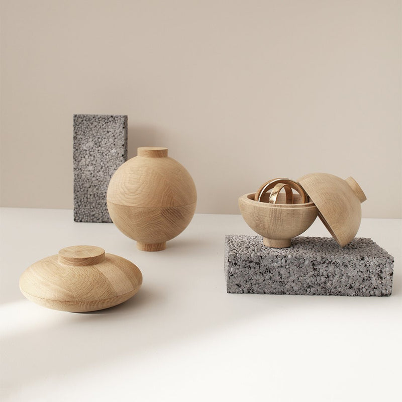 Kristina Dam Natural/Oak Wooden Sphere