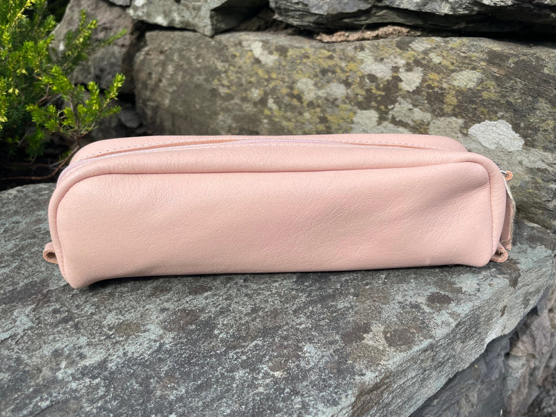 Rhodiarama Genuine Leather Rectangular Pencil Case
