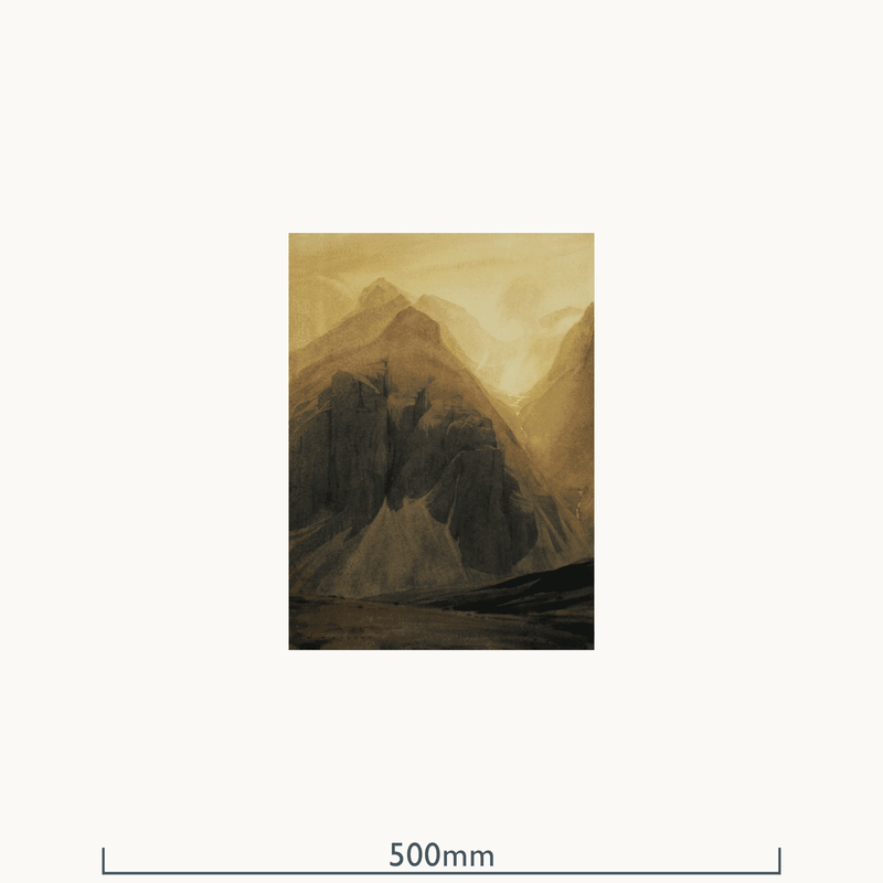 Scafell Pike from Upper Eskdale by William Heaton Cooper R.I. (1903 - 1995)