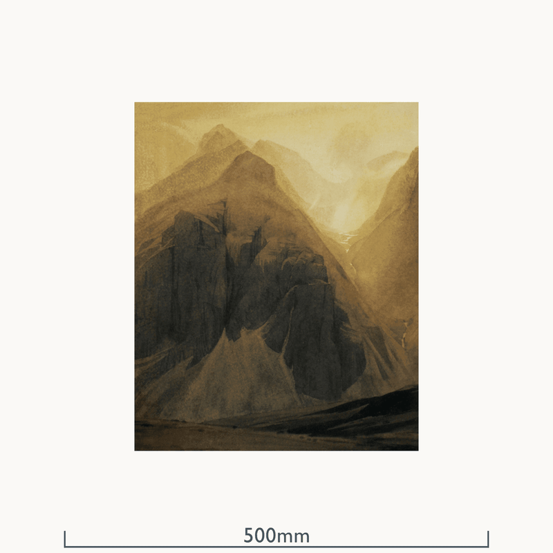 Scafell Pike from Upper Eskdale by William Heaton Cooper R.I. (1903 - 1995)