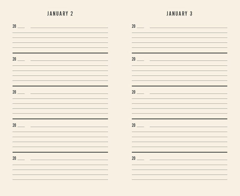 One Line a Day : A Five-Year Memory Journal (Canvas) by Chronicle Books