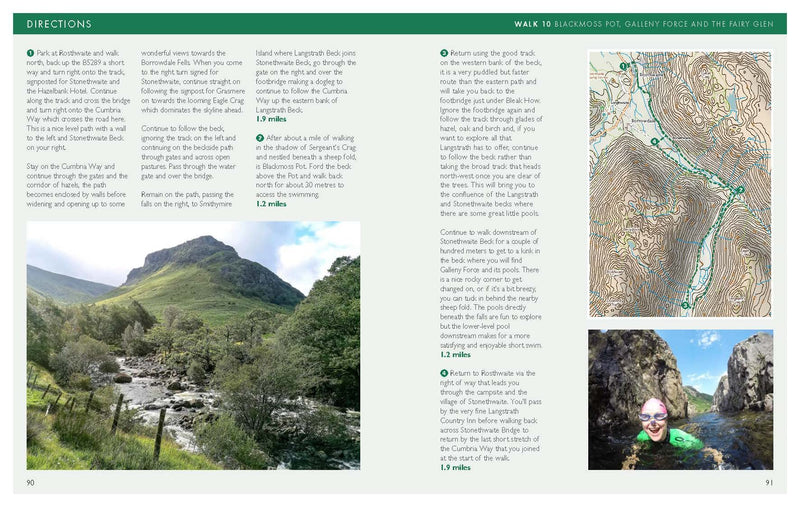 Wild Swimming Walks Lake District: 28 Lake River and Waterfall Days Out by Pete Kelly